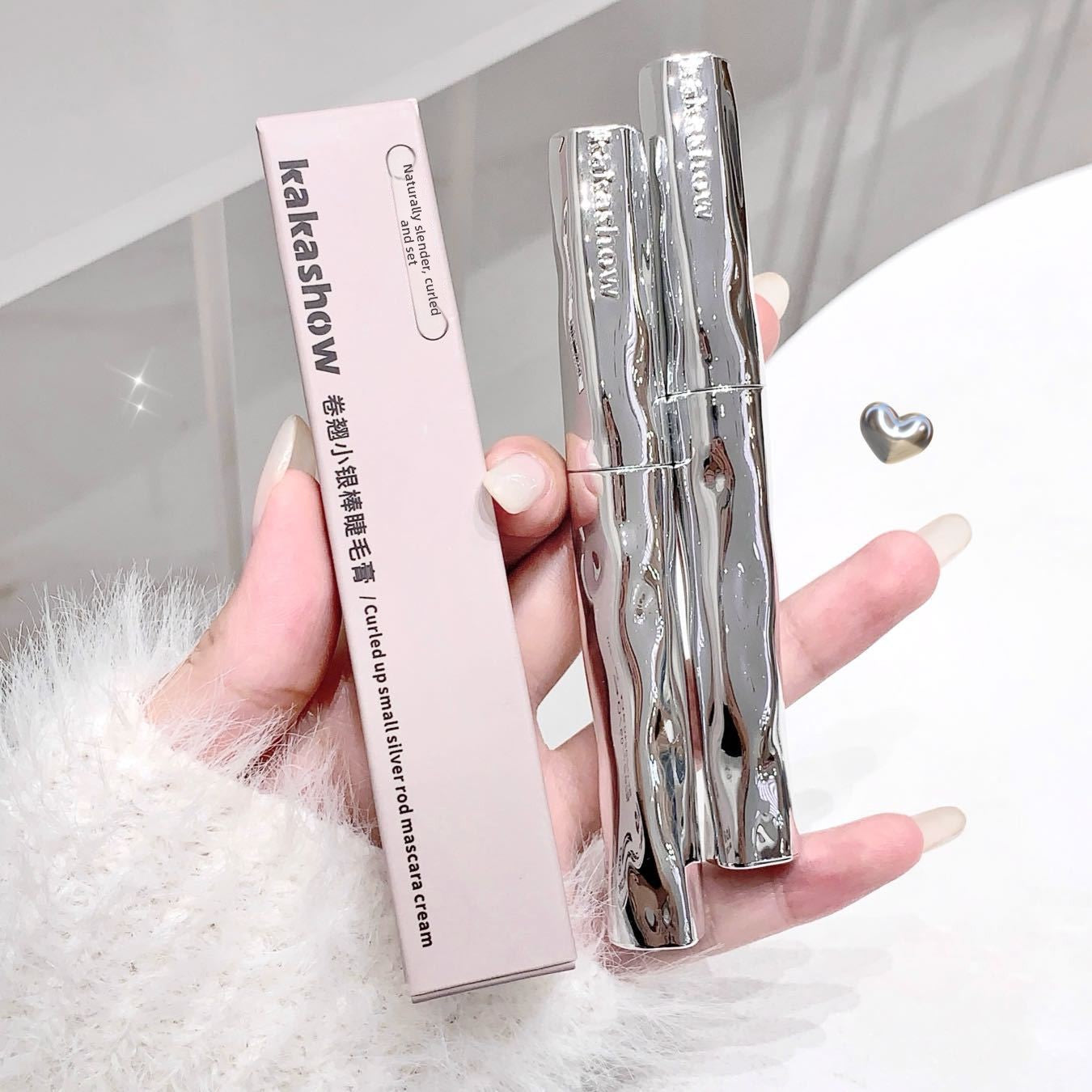 Curling Silver Stick Mascara Waterproof Lengthening Volumizing