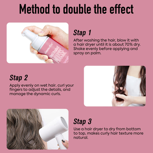 Curl Defining Moisturizing Hair Mousse