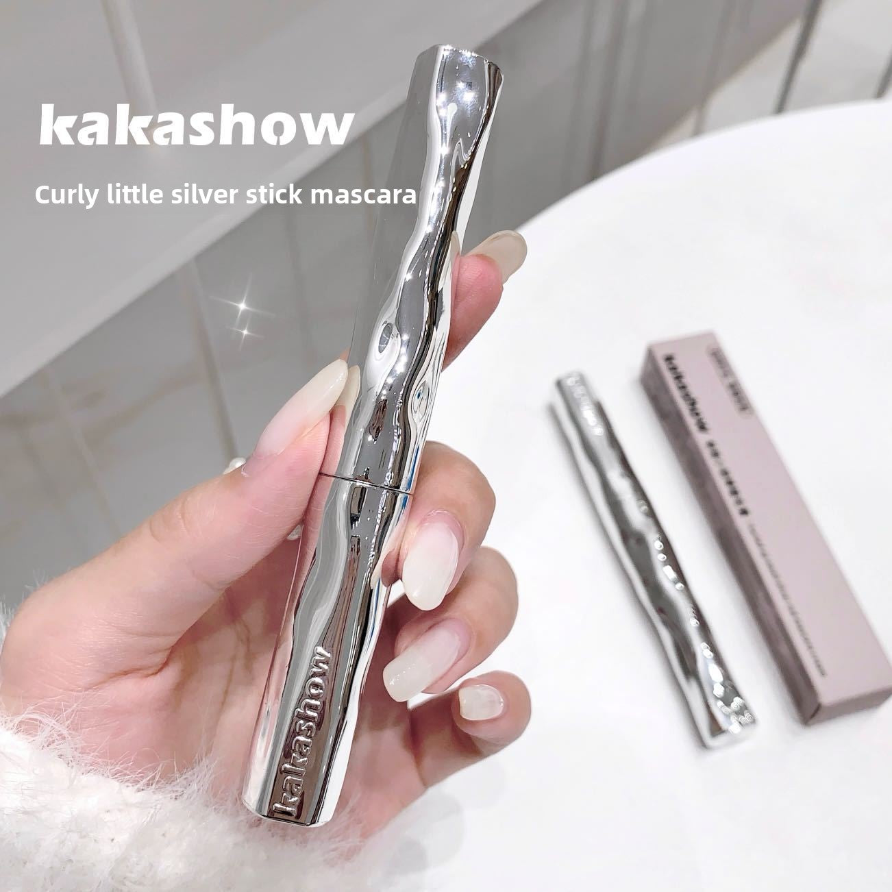 Curling Silver Stick Mascara Waterproof Lengthening Volumizing