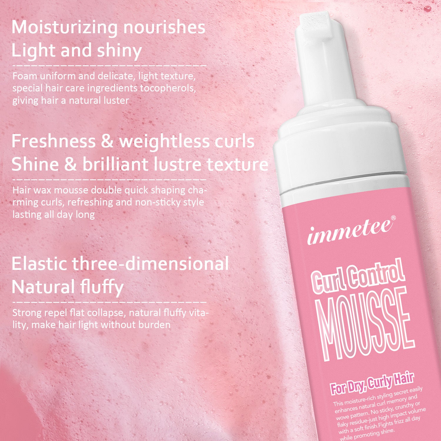 Curl Defining Moisturizing Hair Mousse